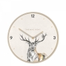 Thomas Kent Wild Stag 12" Wall Clock