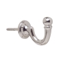 Classic Ball Tieback Hook Nickel