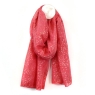 POM Recycled Coral/Gold Dotty Print Scarf