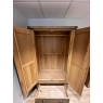 Harleston Oak 2 Door Wardrobe (Bury St Edmunds)