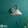 English Heritage Audley End 2 Light Bar Pendant Bronze and Cream