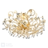 English Heritage Audley End 3 Light Pendant Gold Leaf