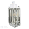 English Heritage Eltham 4 Light Pendant Polished Nickel and Crystal