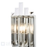 English Heritage Eltham 4 Light Pendant Polished Nickel and Crystal