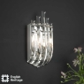 English Heritage Eltham 4 Light Pendant Polished Nickel and Crystal