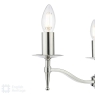 English Heritage Marble Hill 3 Light Shadelier Polished Nickel Fitting Only