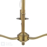 English Heritage Marble Hill 3 Light Shadelier Aged Brass Fitting Only