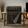 Deyongs Fernley Faux Fur Dark Brown Throw 200cm x 150cm