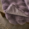 Deyongs Fernley Faux Fur Purple Throw 200cm x 150cm