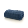 Deyongs Fernley Faux Fur Dark Blue Throw 200cm x 150cm