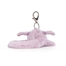 Lavendar Dragon Bag Charm