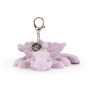 Lavendar Dragon Bag Charm