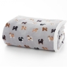 Deyongs Doodle Dog Printed Sherpa Throw