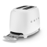 Smeg 2 Slice Toaster Matt White