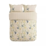 Sanderson X National Trust Kingfisher & Iris Cover Set Azure & Linen