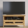 Saxham Glazed Corner TV Unit Lifestyle