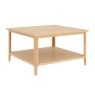 Saxham Square Coffee Table With Shelf