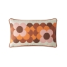 Orla Kiely Retro Flower Stripe Cushion Canyon