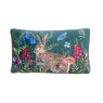 Willow Rabbit 30cm x 50cm Cushion Teal