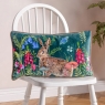 Willow Rabbit 30cm x 50cm Cushion Teal