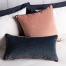 Torto 50cm Cushion Blush / Slate Blue