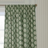 Sessile Pencil Headed Curtains Lined Leaf Green