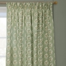 Morris & Co Sessile Pencil Headed Curtains Lined Sage