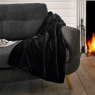 Deyongs Ashford 130cm x 180cm Throw Black