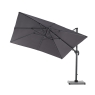 2.7m Parasol With Crank Handle - Grey