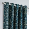 Estelle Eyelet Headed Curtains Navy