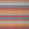 Cotton Rich Throw 140X180 Diamond Stripe Burnt Orange 