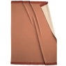 Cotton Rich Throw 140X180 Plain Burnt Orange/ Natural 