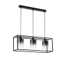 Daniel Metal Cube 3 Light Pendant