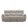 Barley 3 Seater Powered Recliner Sofa face on