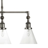 Laura Ashley Isaac 3-Light Bar Ceiling Pendant Pewter