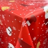 Santa Red PVC Tablecloth Fabric