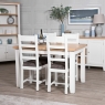 Elveden Extending Dining Table 120-150cm White Lifestyle