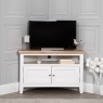 Elveden Corner TV Unit White Lifestyle