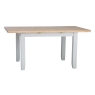 Elveden Extending Dining Table 120-150cm Grey Open