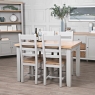 Elveden Extending Dining Table 120-150cm Grey Lifestyle