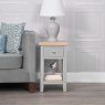 Elveden Lamp Table Grey Lifestyle