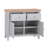 Elveden Standard Sideboard Grey Open