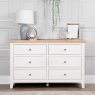 Elveden 6 Drawer Chest White Lifestyle