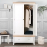 Elveden 2 Door Wardrobe White Lifestyle