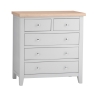 Elveden 2+3 Drawer Chest Grey