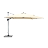 Truro 3m Square Side Parasol Sand Including Base