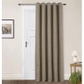 Amberley Eyelet Headed Door Curtain Earth