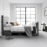 Amberley TV Ottoman Bed Marbella Dark Grey