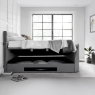 Amberley TV Ottoman Bed Marbella Dark Grey