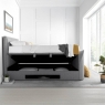 Farnham TV Ottoman Bed Marbella Dark Grey